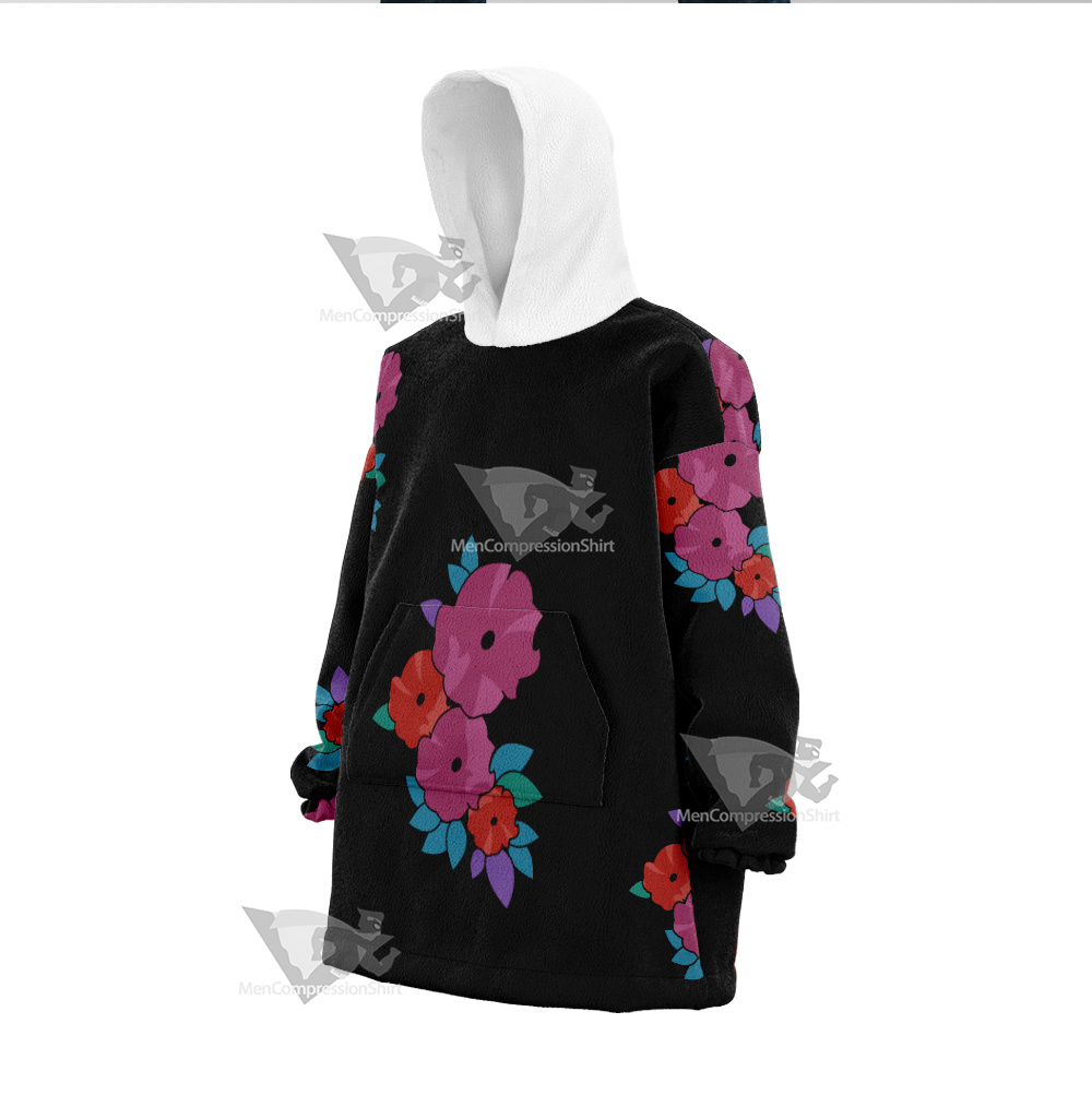 Overwatch2 Ow2 Kiriko Athleisure Snug Oversized Blanket Hoodie