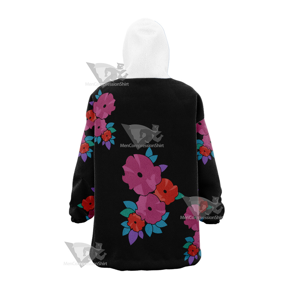 Overwatch2 Ow2 Kiriko Athleisure Snug Oversized Blanket Hoodie