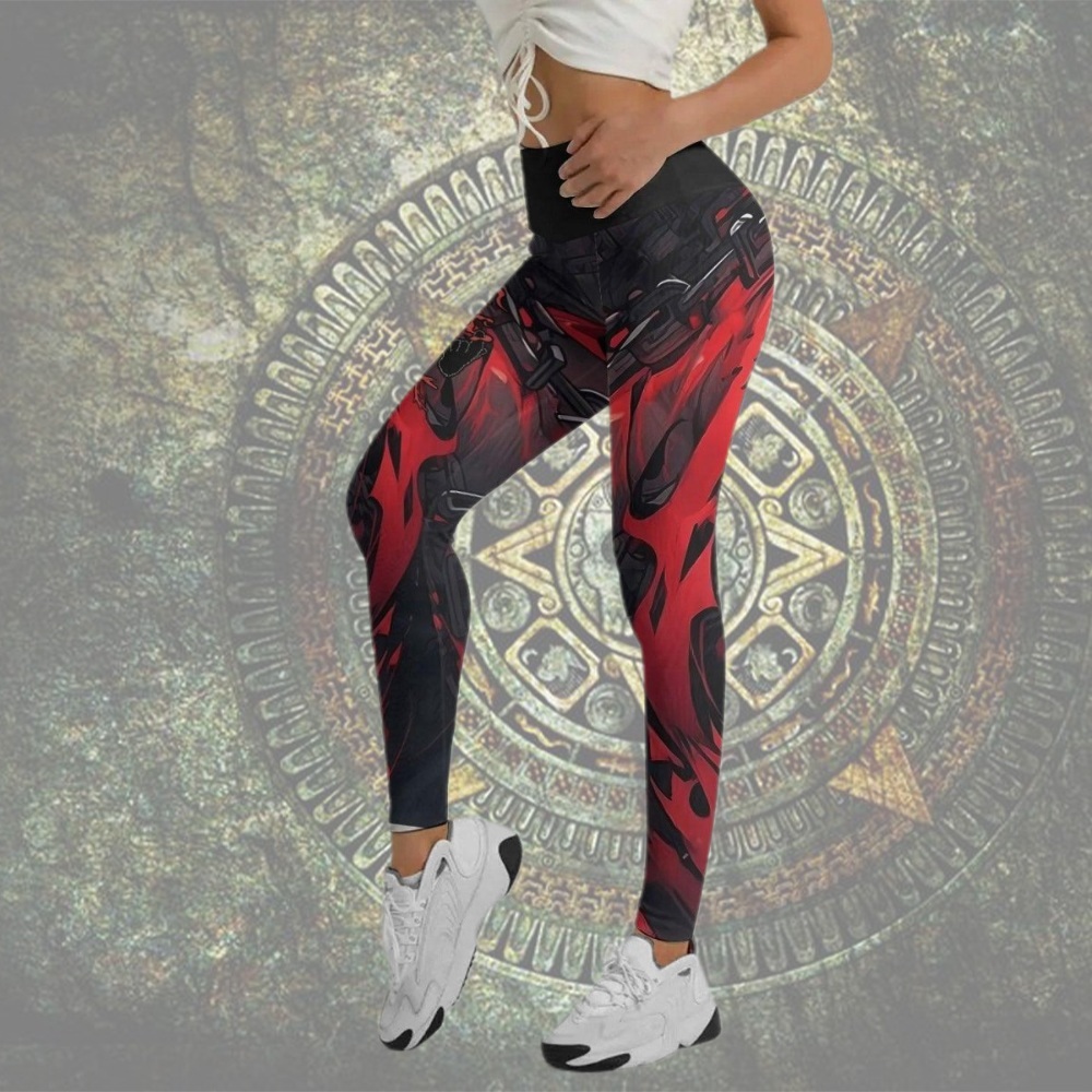 Panda Skull Women Compression Legging