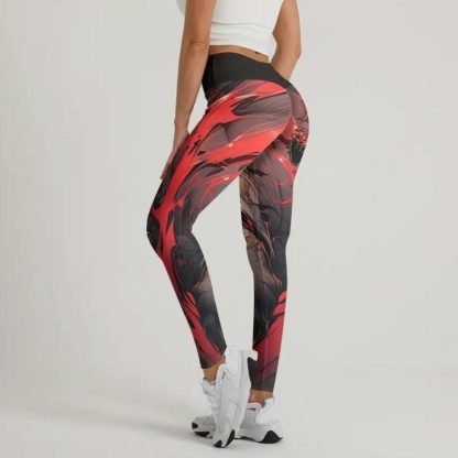 Panda Skull Women Compression Legging