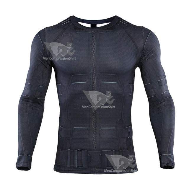 Parker Far From Home Noir Long Sleeve Compression Shirt