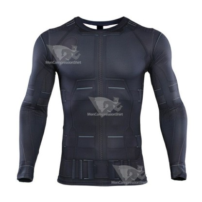 Parker Far From Home Noir Long Sleeve Compression Shirt