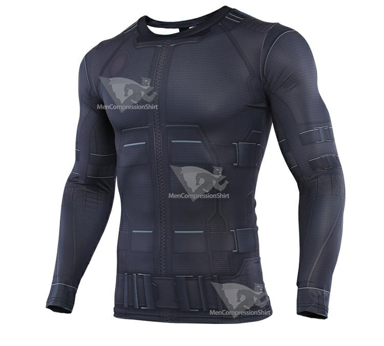 Parker Far From Home Noir Long Sleeve Compression Shirt