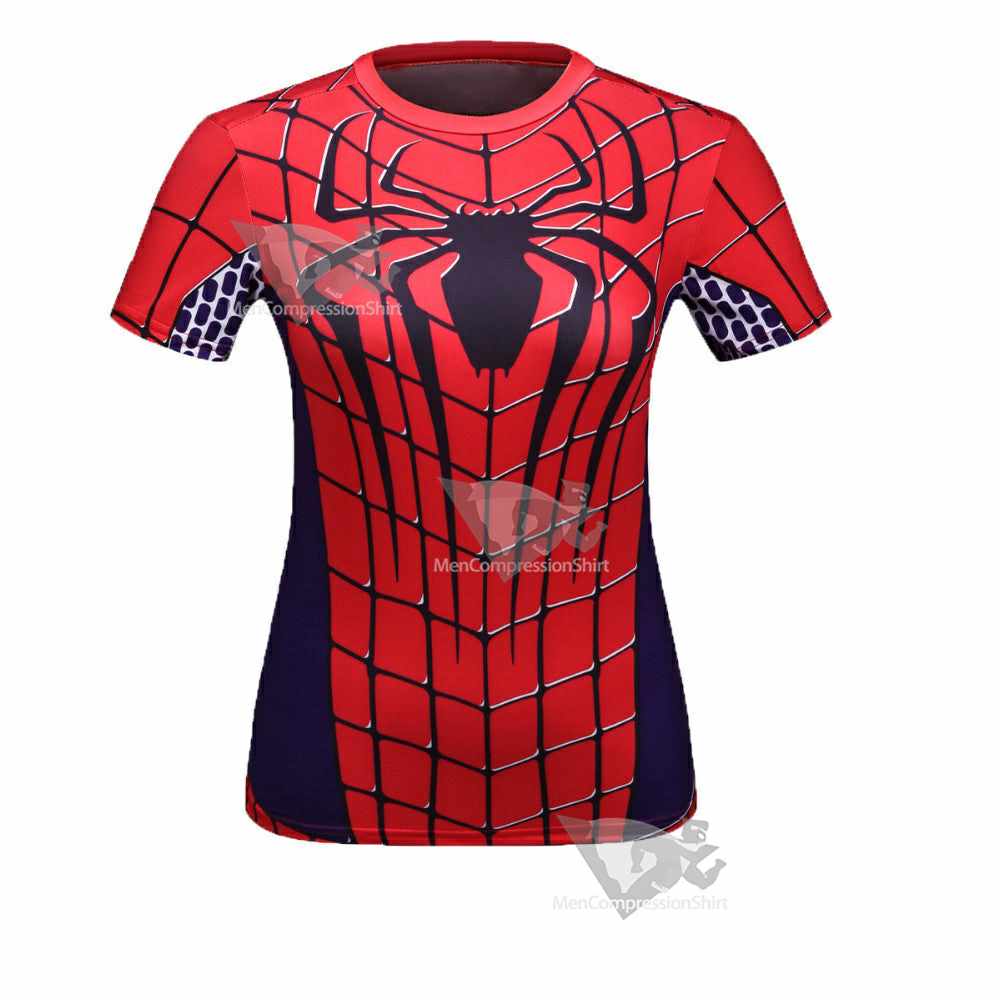 Parker Short Sleeve Gym Compression Shirt For Women