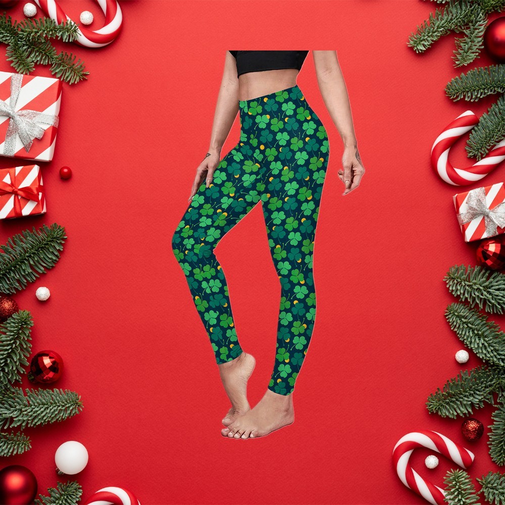 Patrick Day Iripatrickh Green Hamrock Yaga Women Compression Legging