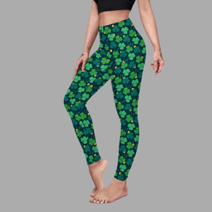 Patrick Day Iripatrickh Green Hamrock Yaga Women Compression Legging