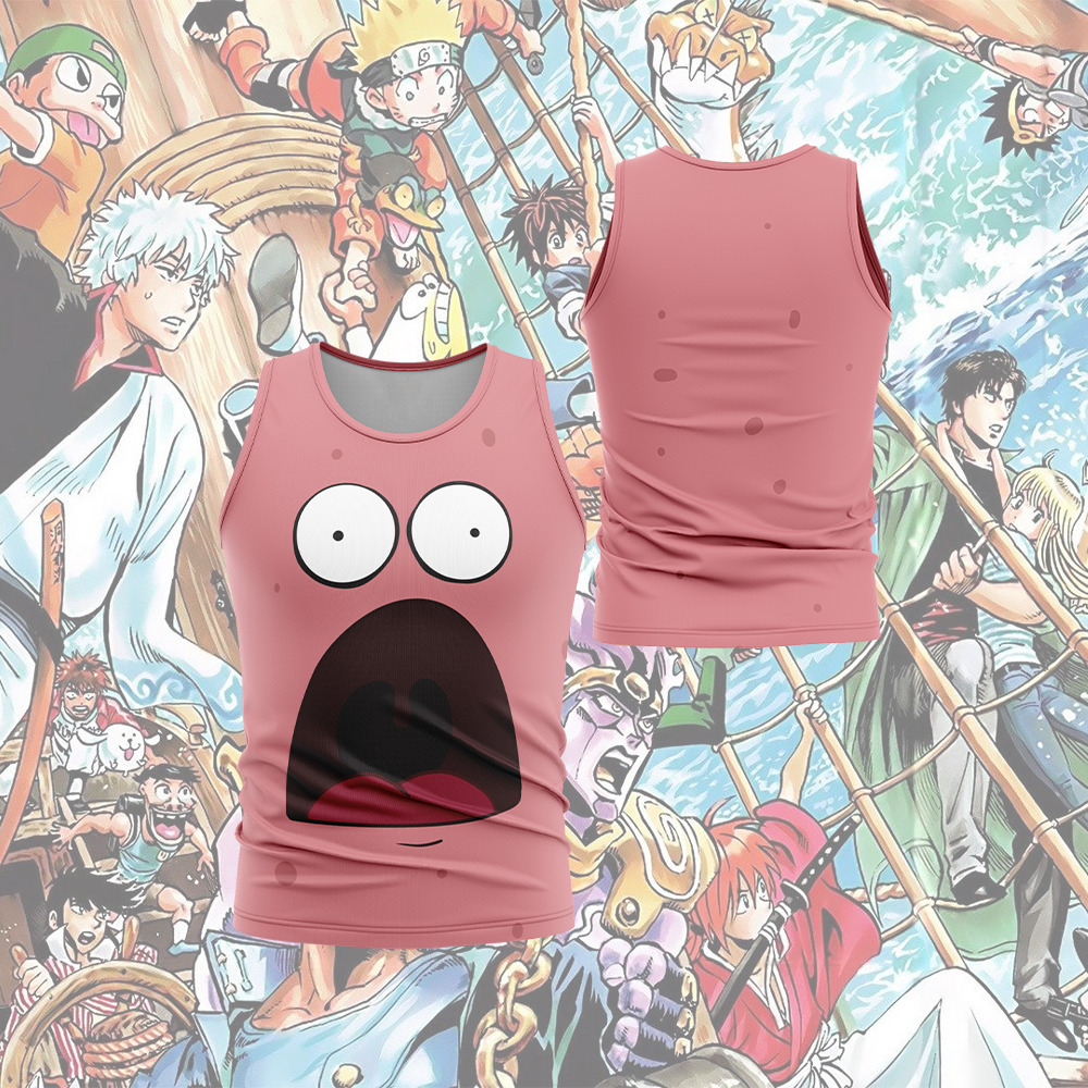 Patrick Star Spongebob Squarepants Sleeveless Compression Shirt