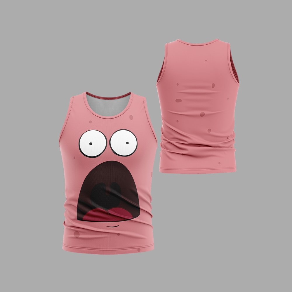 Patrick Star Spongebob Squarepants Sleeveless Compression Shirt