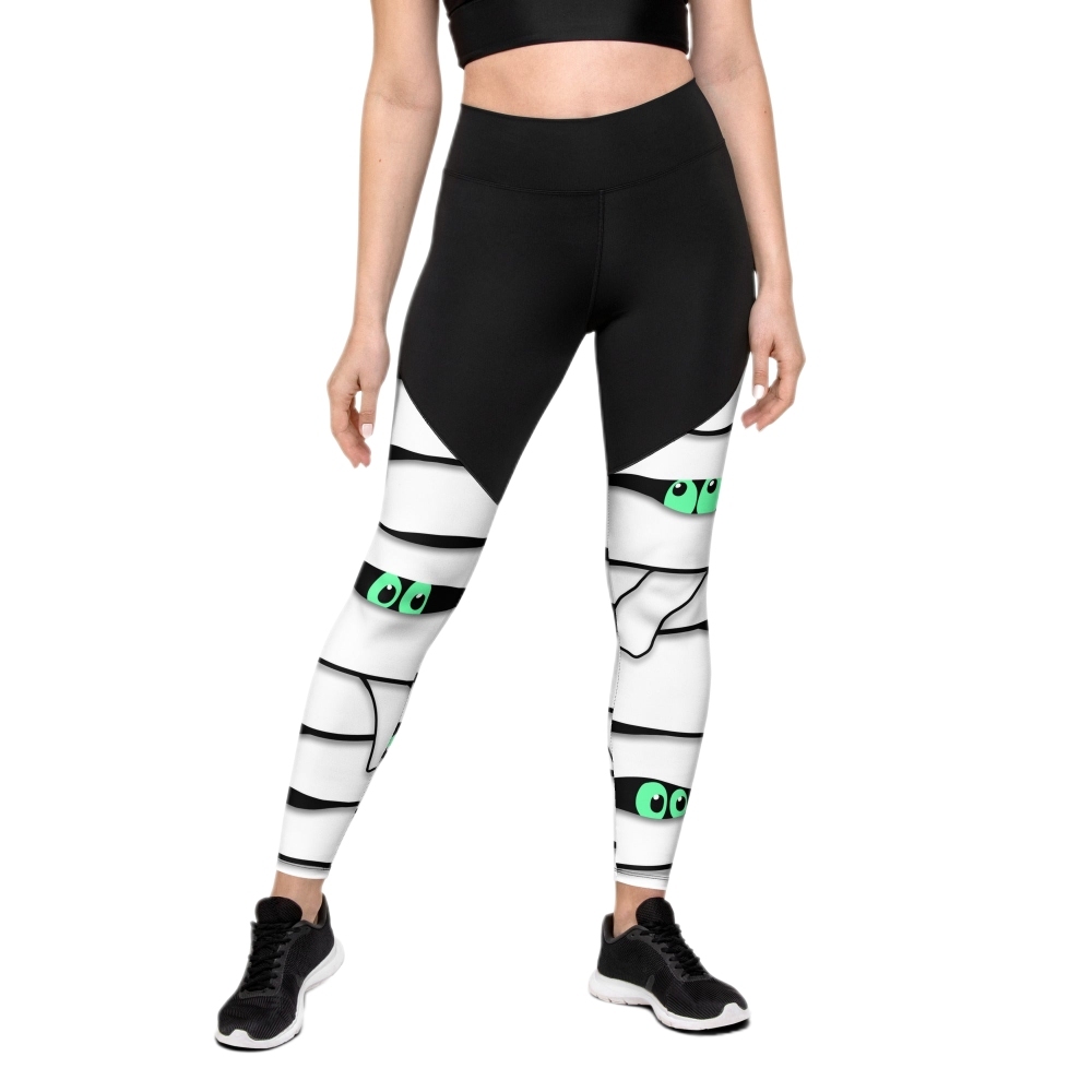 Peek A Boo Mummy Women Compression Legging