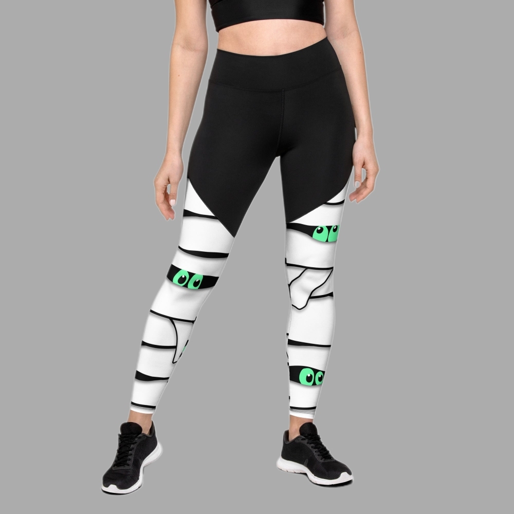 Peek A Boo Mummy Women Compression Legging
