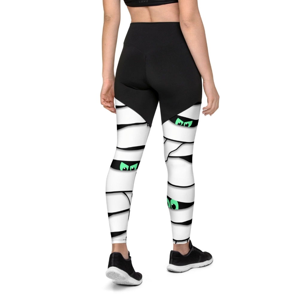 Peek A Boo Mummy Women Compression Legging