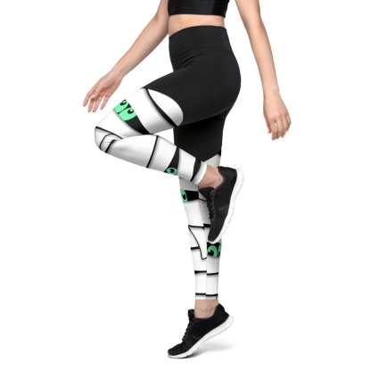 Peek A Boo Mummy Women Compression Legging
