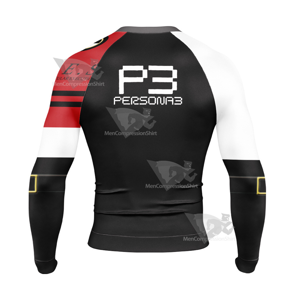 Persona 3 Mitsuru Kirijo Battle Version Long Sleeve Compression Shirt