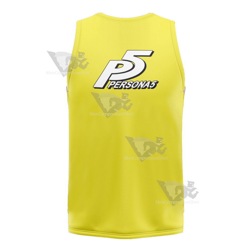 Persona 5 Ryuji Sakamoto Yellow Basketball Jersey