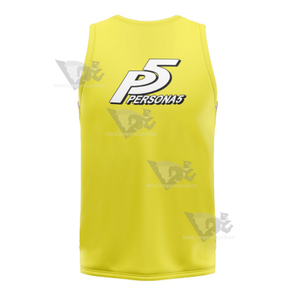 Persona 5 Ryuji Sakamoto Yellow Basketball Jersey