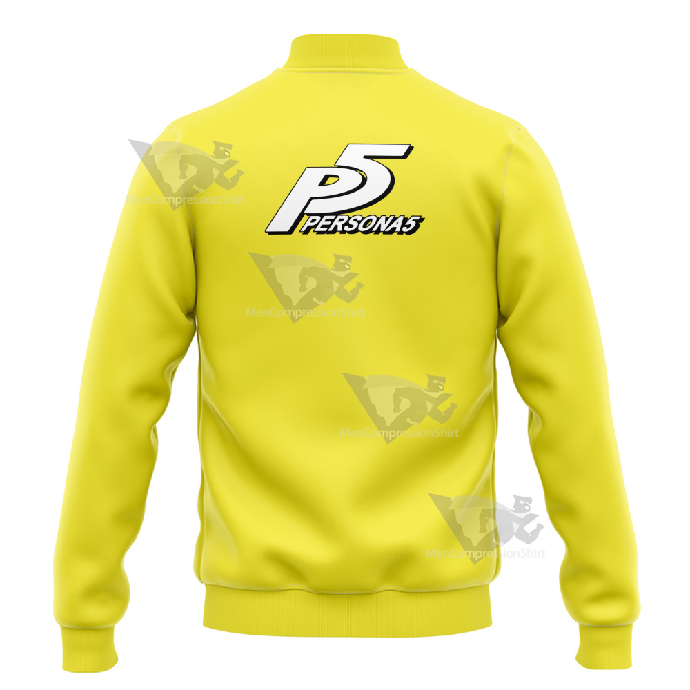 Persona 5 Ryuji Sakamoto Yellow Varsity Jacket