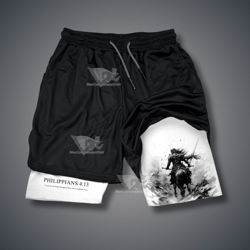 Philippians 4 13 Warrior Performance Shorts