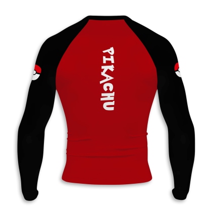 Pikachu Men Long Sleeve Compression Shirt