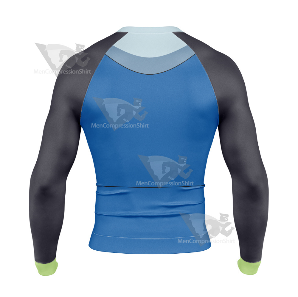 Pm Ash Ketchum Hoenn Long Sleeve Compression Shirt
