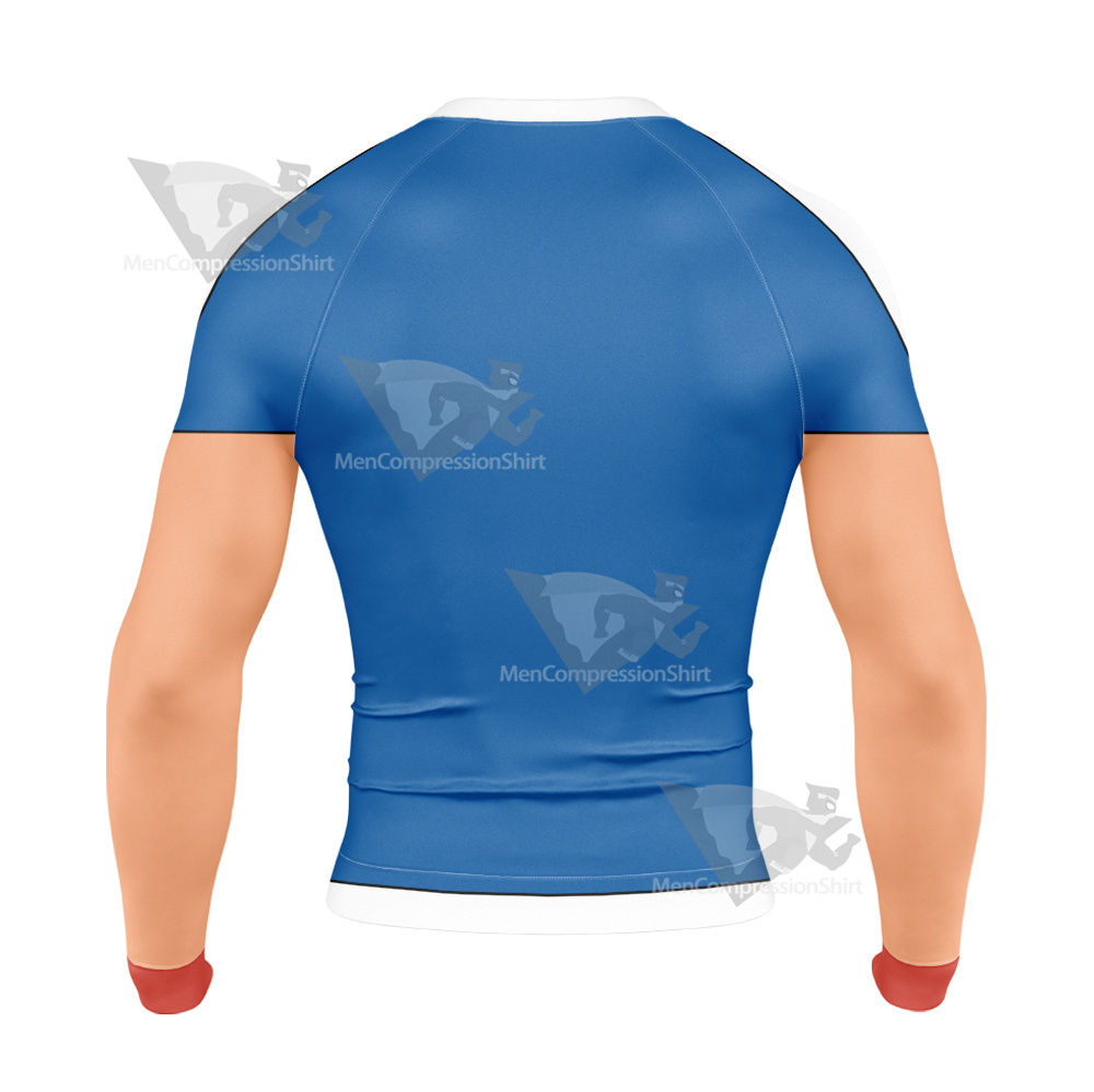 Pm Ash Ketchum Kalos Long Sleeve Compression Shirt