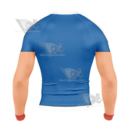 Pm Ash Ketchum Kalos Long Sleeve Compression Shirt