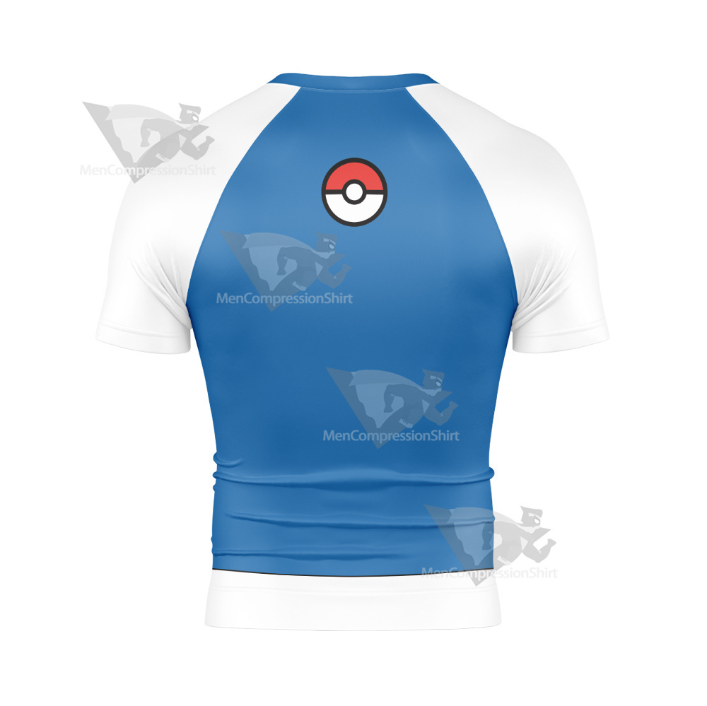 Pm Ash Ketchum M20 Rash Guard Compression Shirt