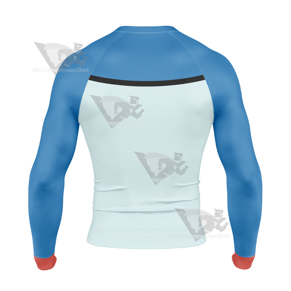 Pm Ash Ketchum Unova Long Sleeve Compression Shirt