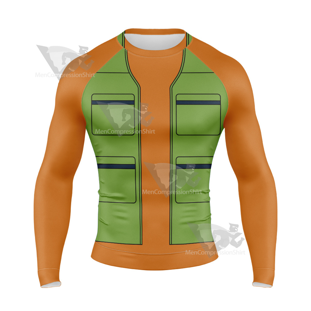 Pm Brock Daily Clothes Long Sleeve Compression Shirt