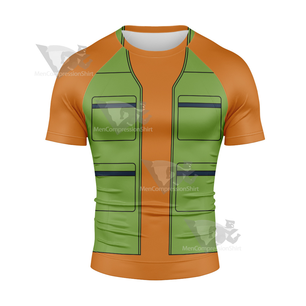 Pm Brock Daily Clothes Rash Guard Compression Shirt