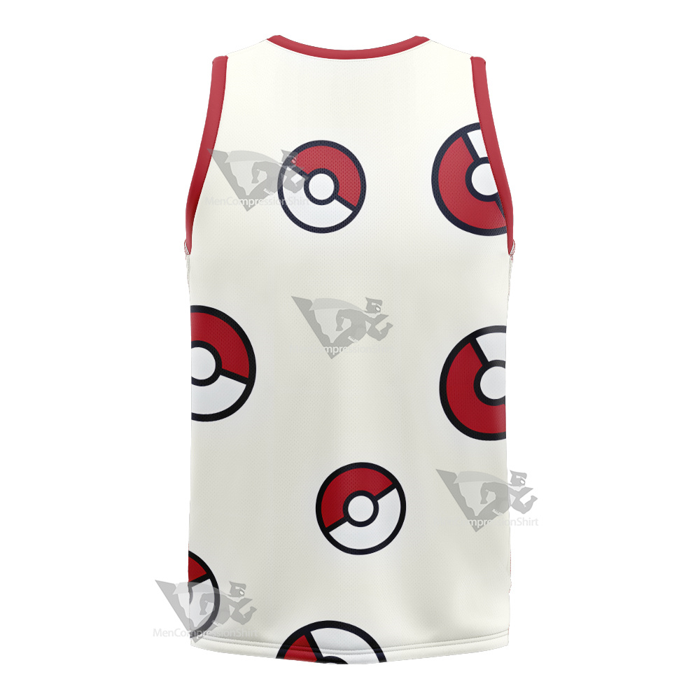 Pm Go Pokeball Basketball Jersey