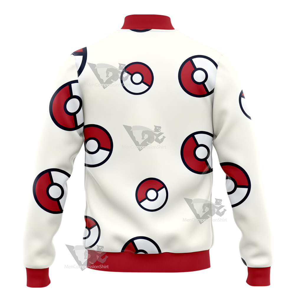 Pm Go Pokeball Varsity Jacket