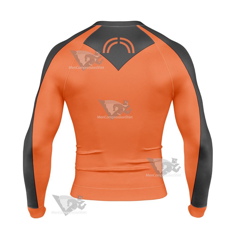 Pm Pocket Monster Oras Brendan Long Sleeve Compression Shirt