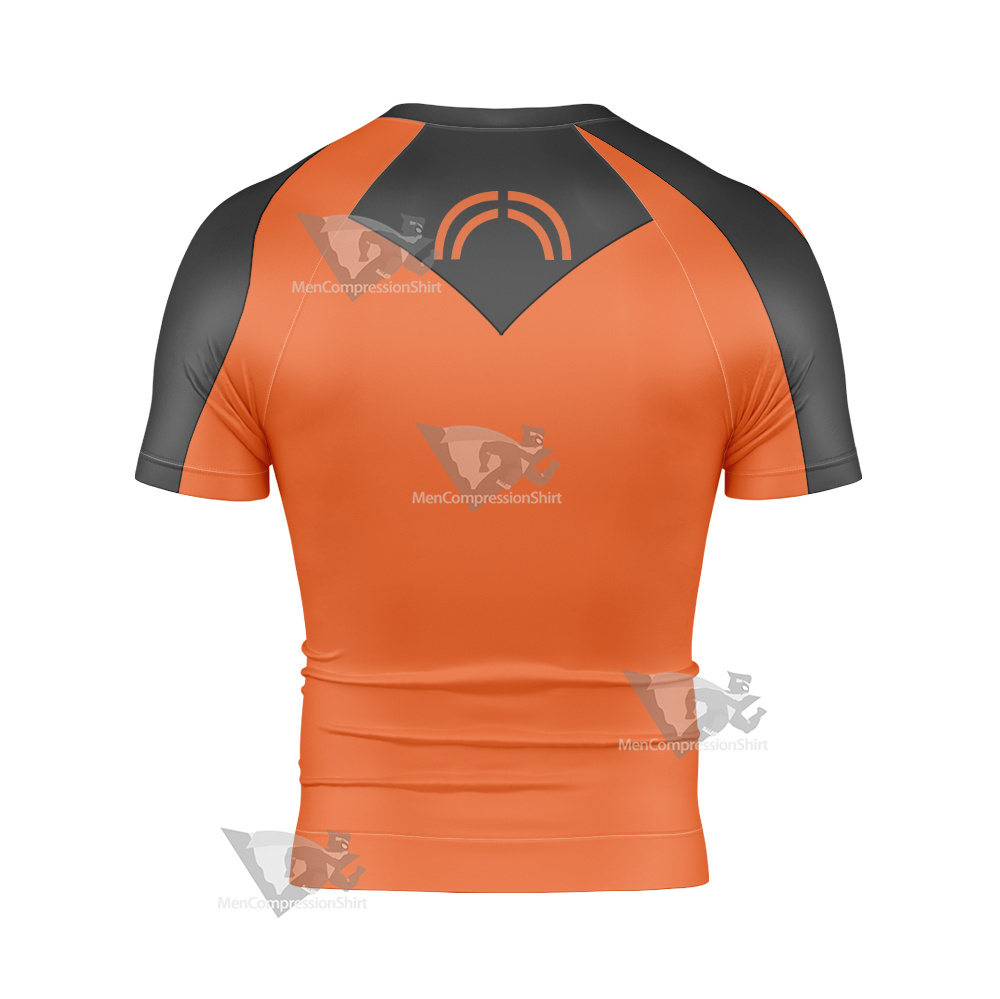 Pm Pocket Monster Oras Brendan Short Sleeve Compression Shirt