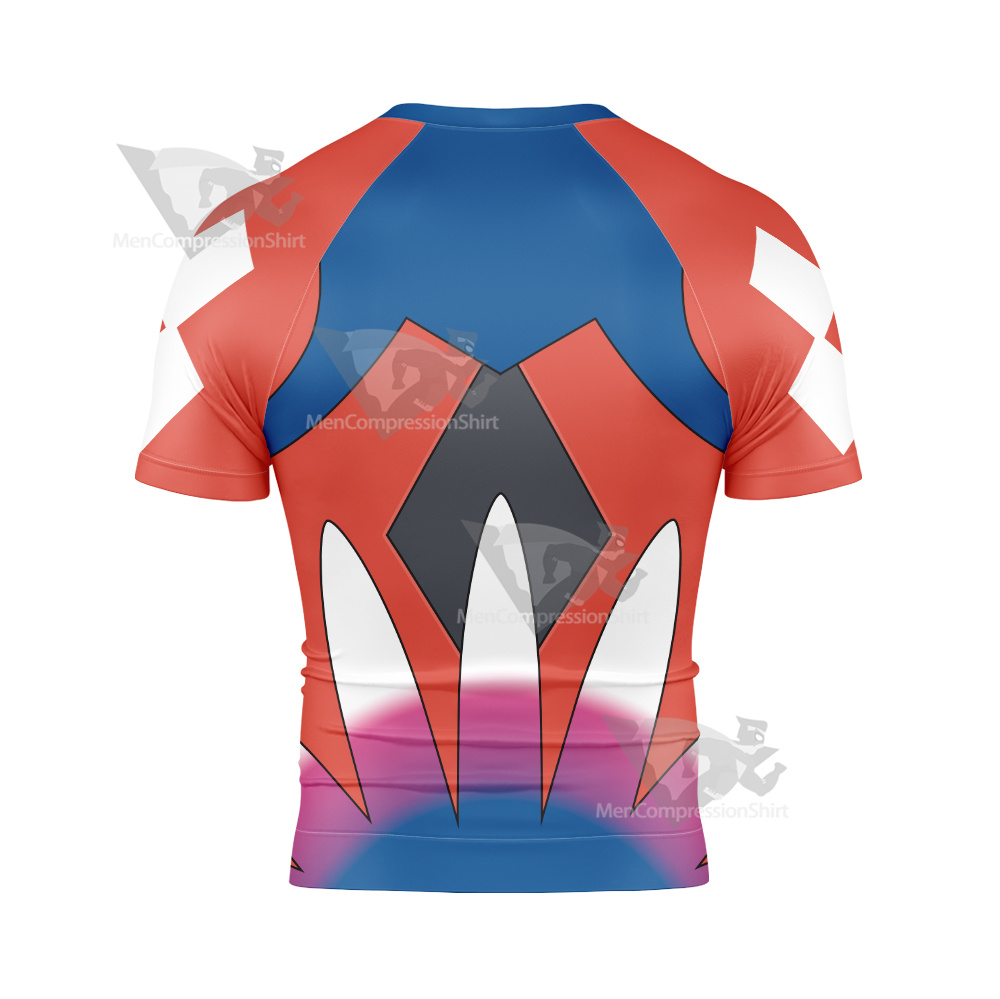 Pm Scarlet And Violet Koraidon Rash Guard Compression Shirt