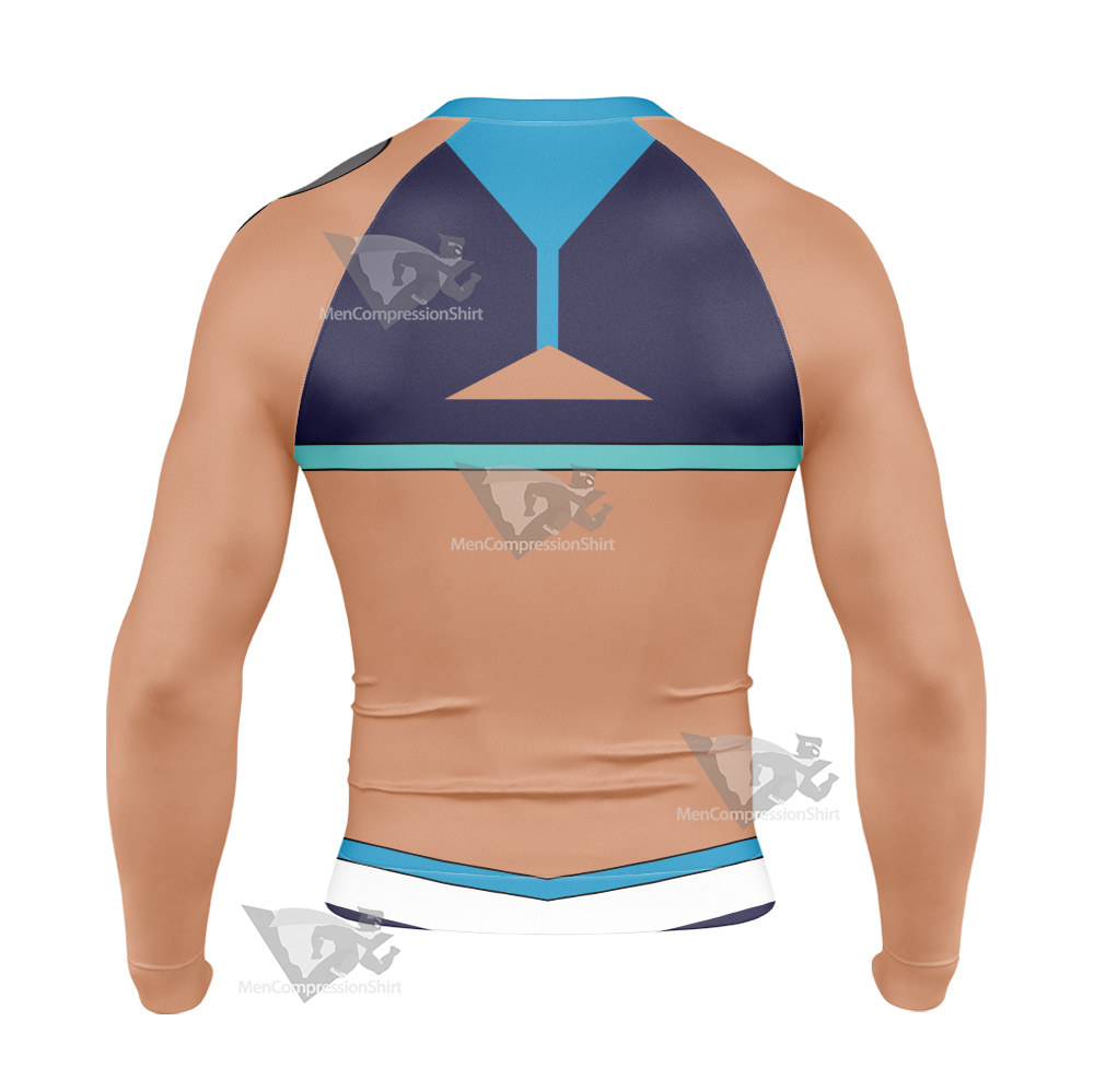 Pm Scarlet Violet Dlc Water Miku Long Sleeve Compression Shirt