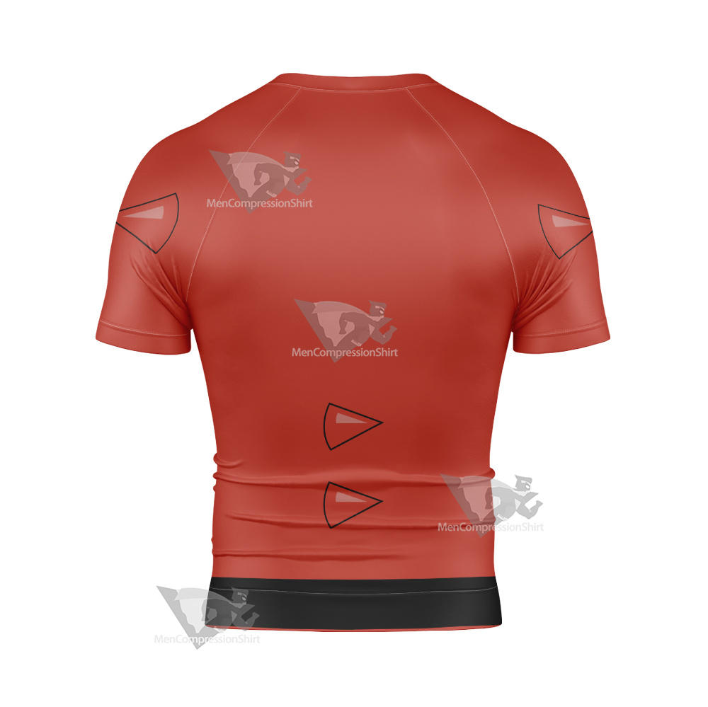 Pm Sun And Moon Ryuki Short Sleeve Compression Shirt