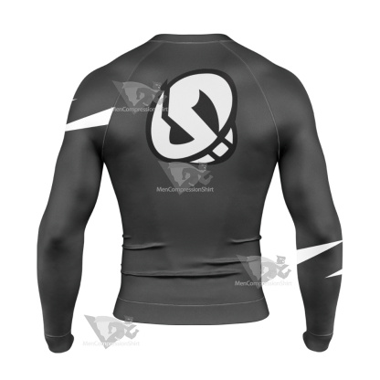Pm Sun And Moon Team Skull Gladion Long Sleeve Compression Shirt