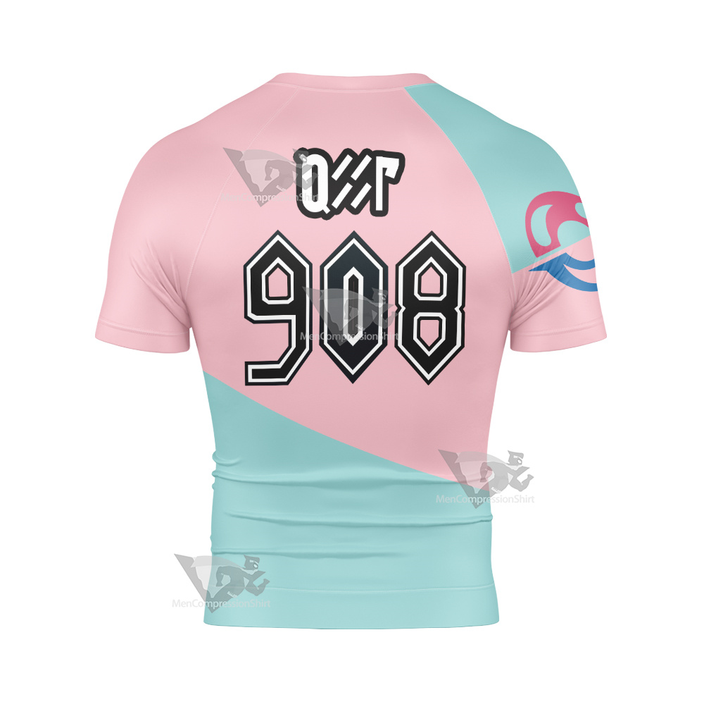 Pm Sword And Shield Bede Short Sleeve Compression Shirt
