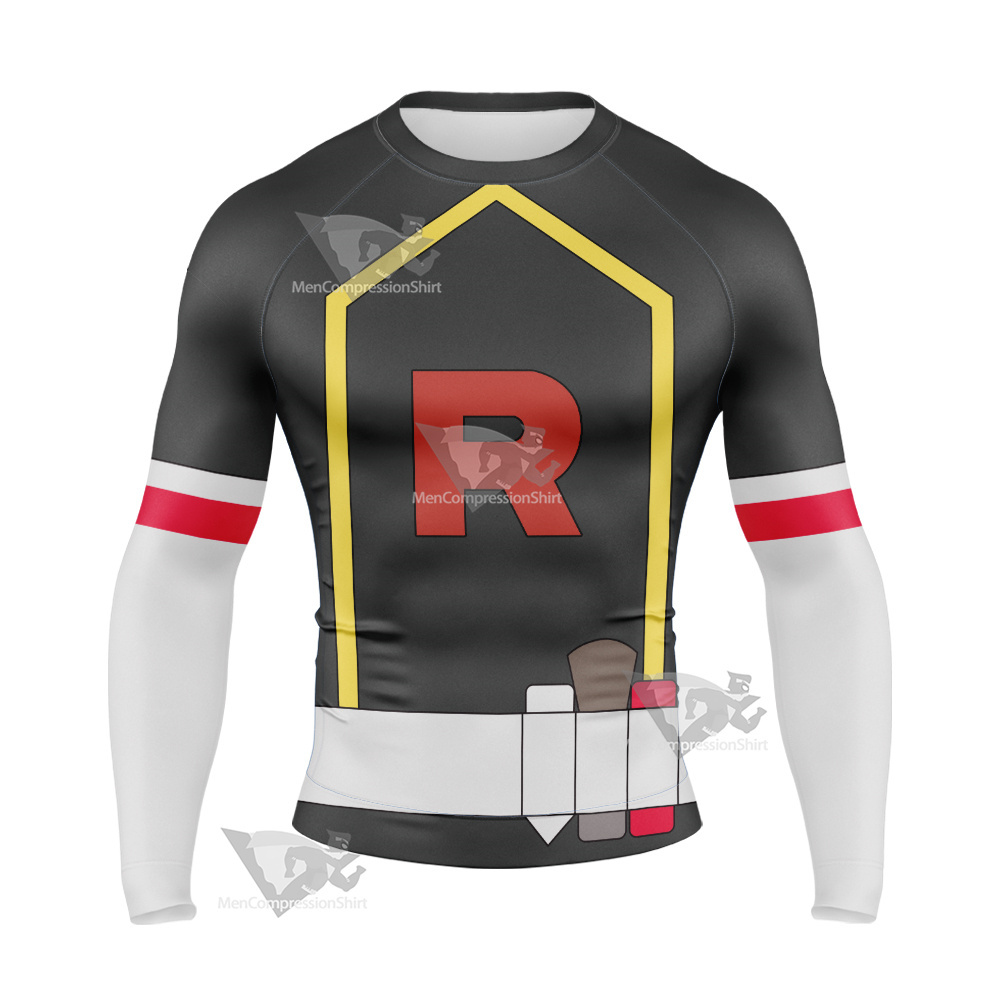 Pm Ultra Sun And Ultra Moon Petrel Long Sleeve Compression Shirt