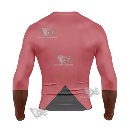 Pocket Monster Maxie Magma Leader Long Sleeve Compression Shirt