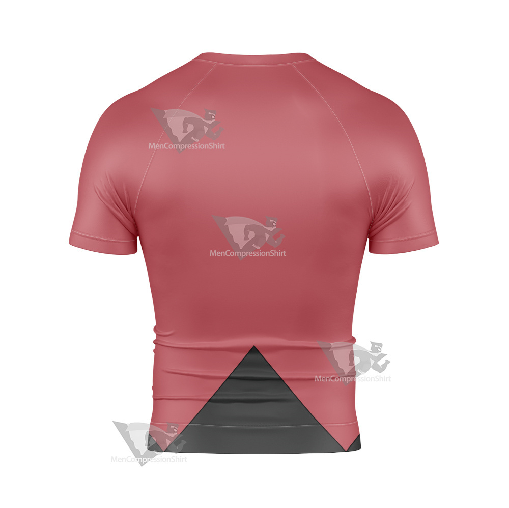 Pocket Monster Maxie Magma Leader Short Sleeve Compression Shirt