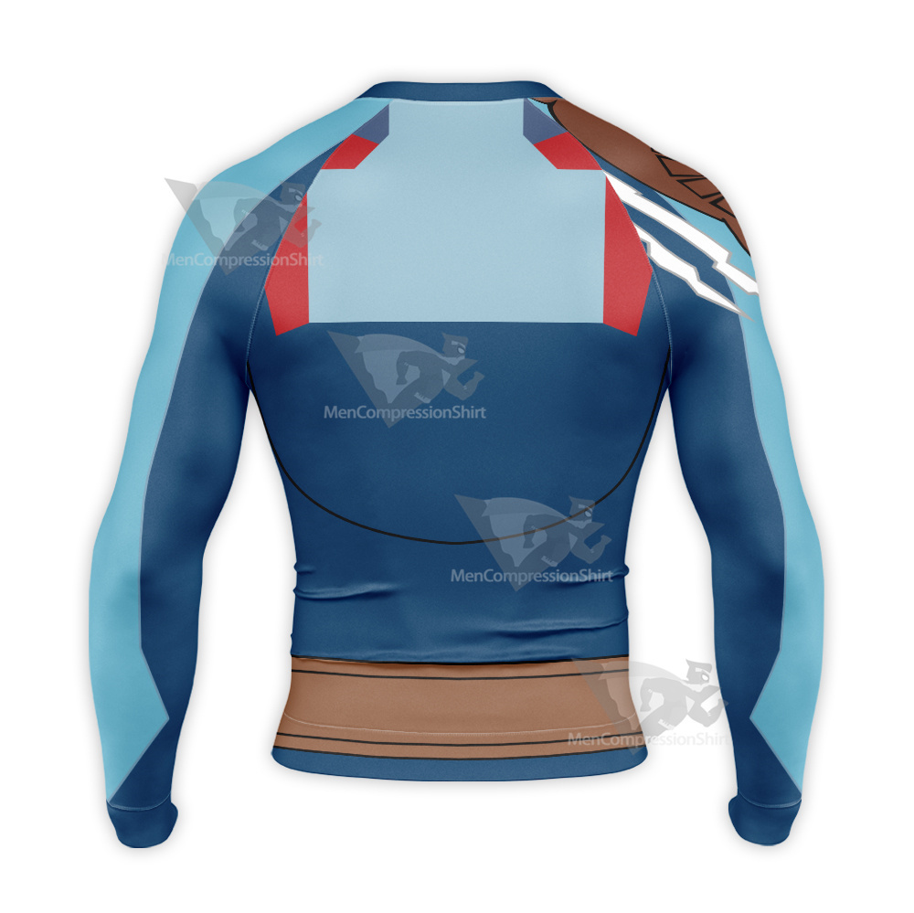 Pokemon Legends Arceus Warden Mai Long Sleeve Compression Shirt