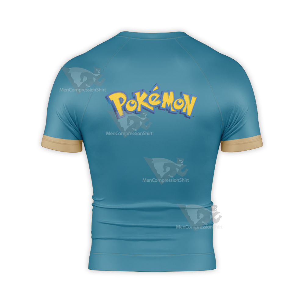 Pokemon Rival Hop Coat Short Sleeve Compression Shirt