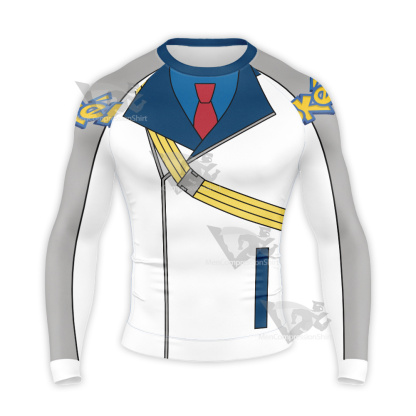 Pokemon Treasure Of Area Zero Carmine Long Sleeve Compression Shirt