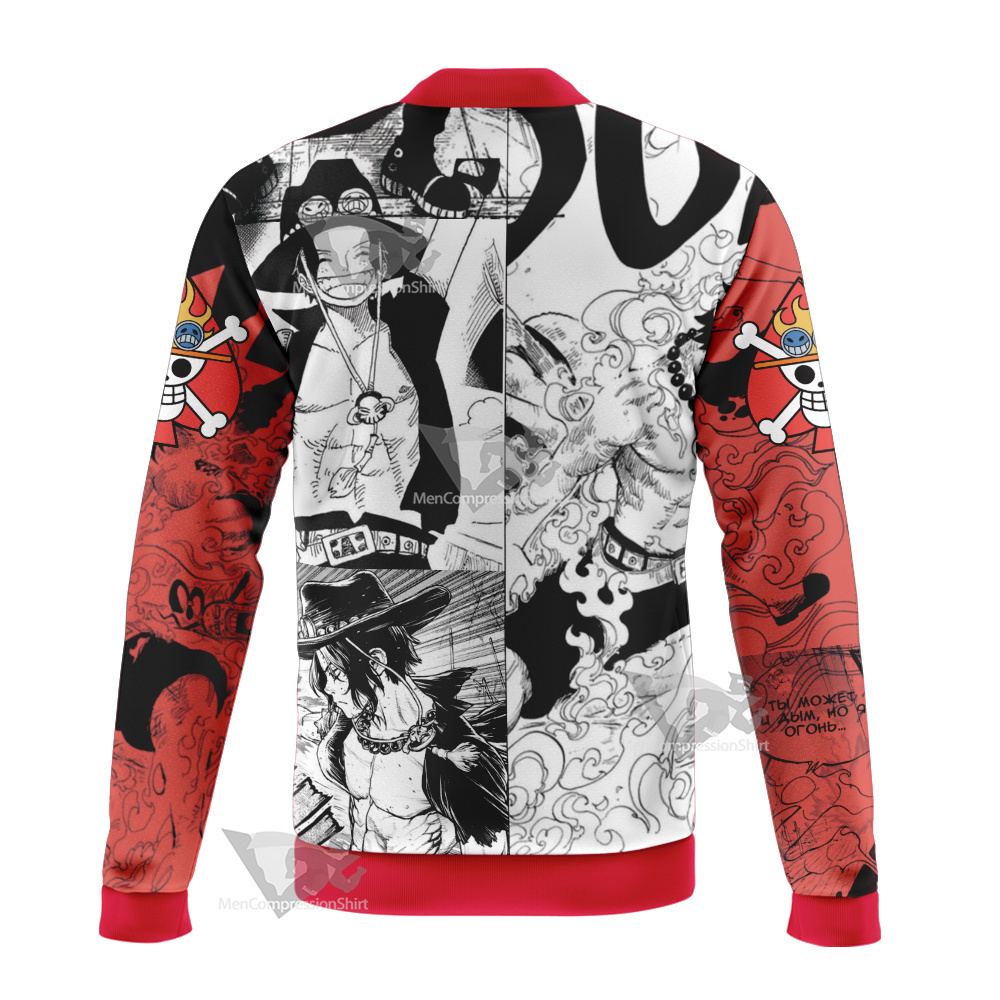 Portgas D Ace One Piece Bomber Jacket