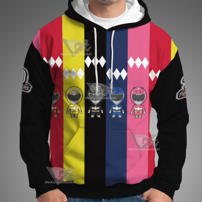 Power Rangers 30 Anniversary Cosplay Hoodie