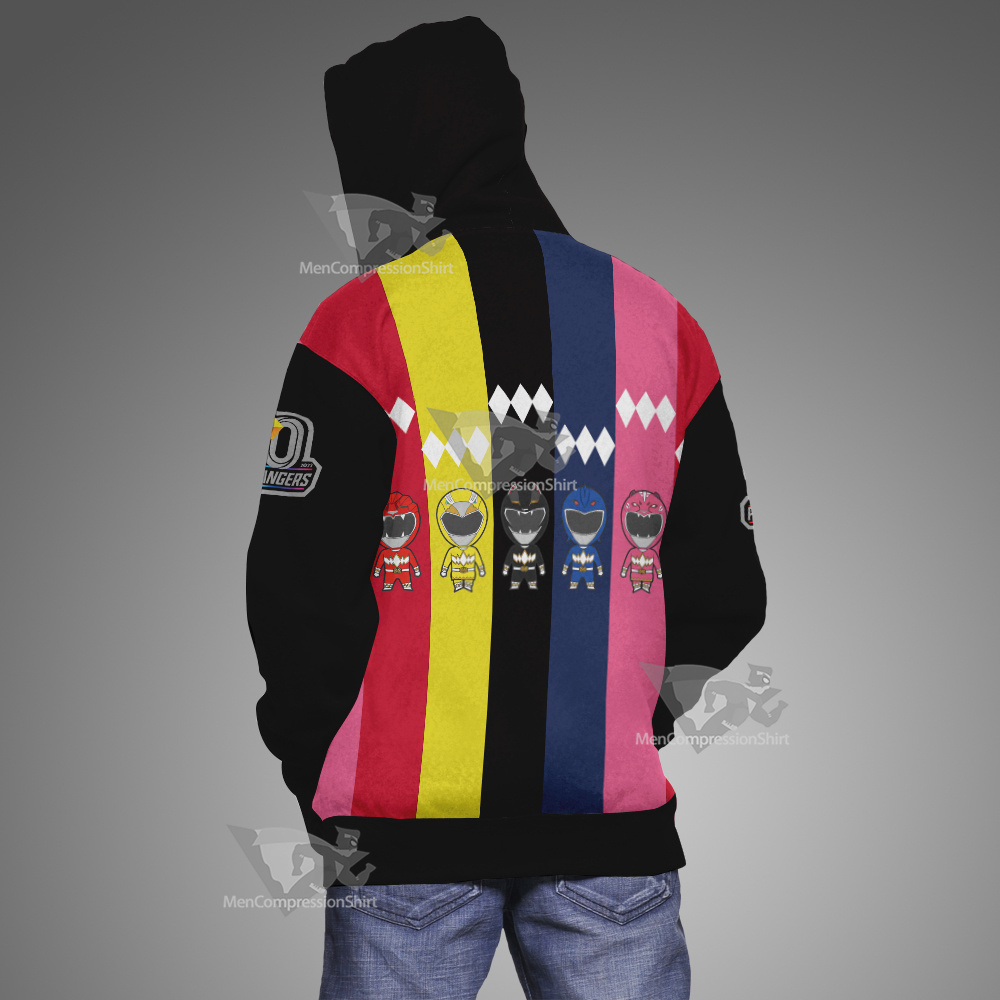 Power Rangers 30 Anniversary Cosplay Hoodie