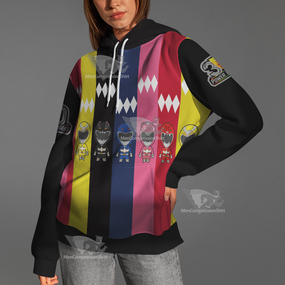 Power Rangers 30 Anniversary Cosplay Hoodie