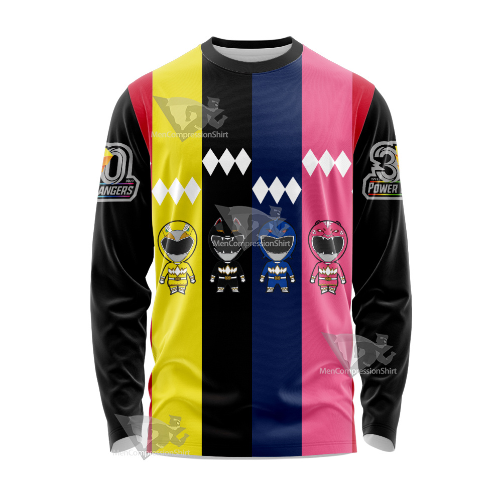 Power Rangers 30 Anniversary Long Sleeve Shirt
