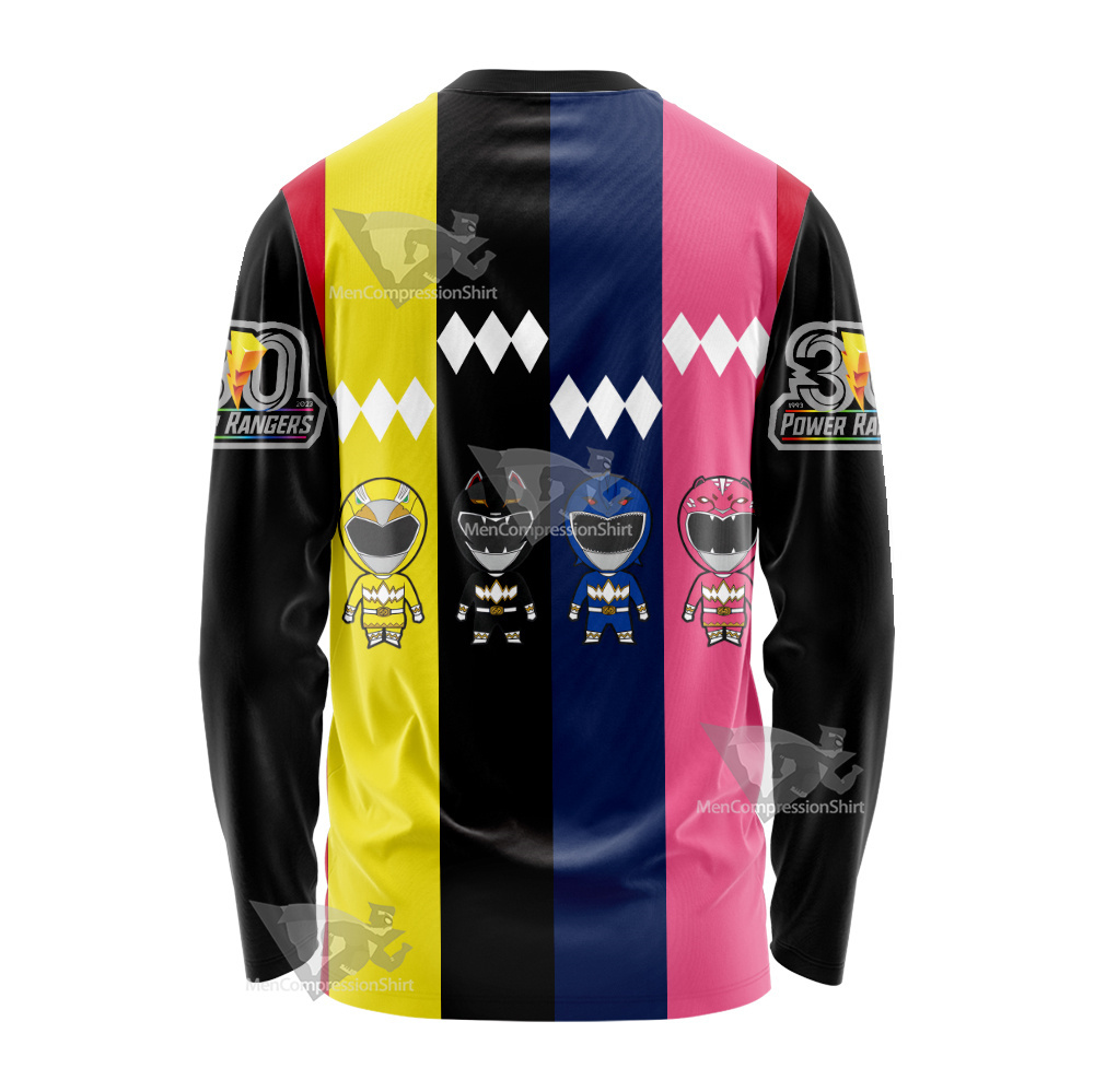 Power Rangers 30 Anniversary Long Sleeve Shirt